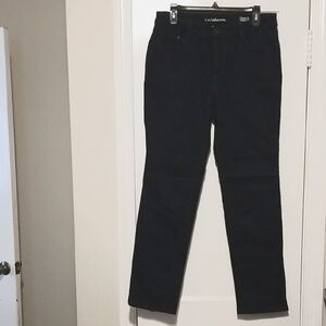 Croft & Barrow Dark Wash Straight Leg Jeans Classic Fit